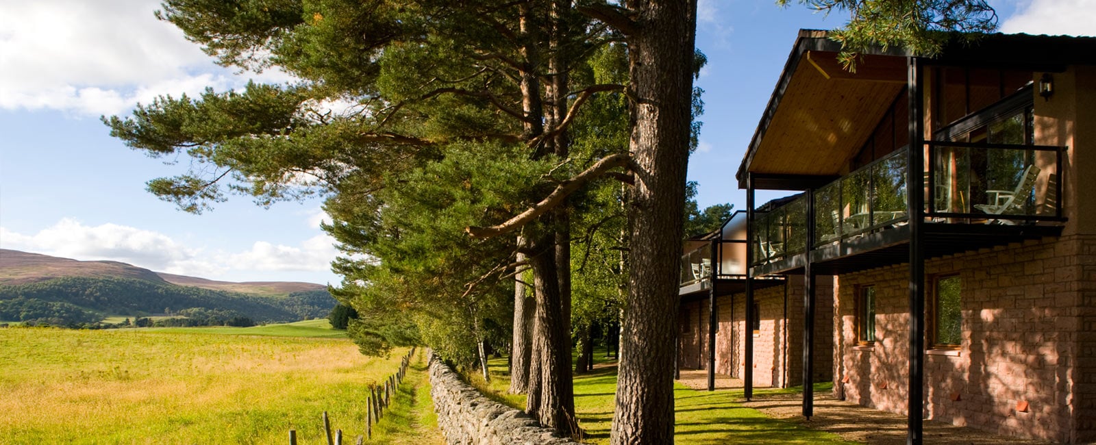 Exterior of Craigendarroch Lodges, Managed by Hilton Grand Vacations in Royal Deeside, Scotland